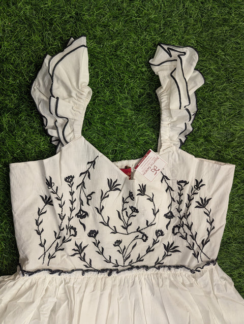 Cotton Frock | White frock (113)