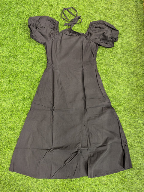 Cotton Frock| Black frock (115)