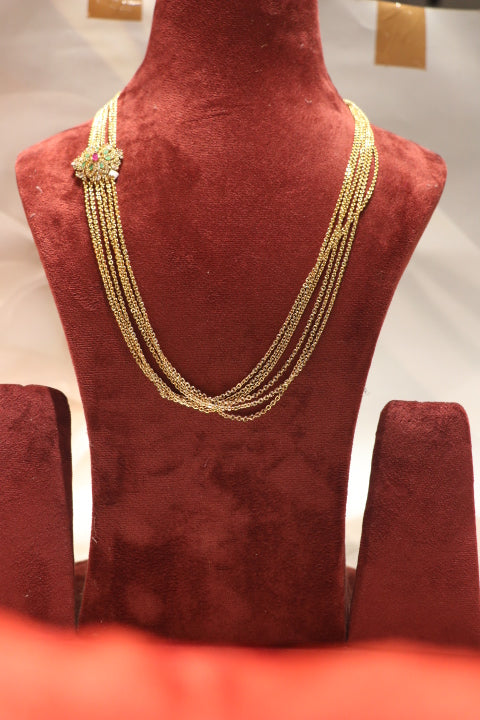 Multi-Layered Chandraharam Necklace-03