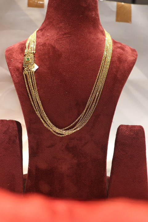 Multi-Layered Chandraharam Necklace-04