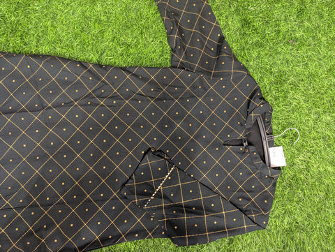 Pure Muslin Printed Kurti | Black Diamond Print (18)