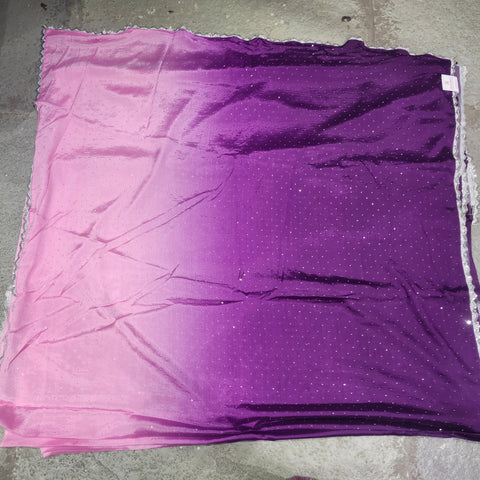 Pure crepe shaded sarees - party wear sarees
