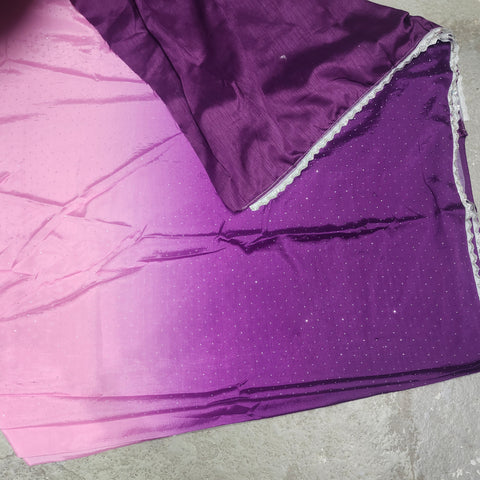Pure crepe shaded sarees - party wear sarees