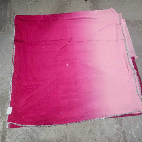 Pure crepe shaded sarees - party wear sarees