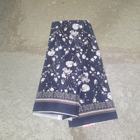 Satin Print Saree