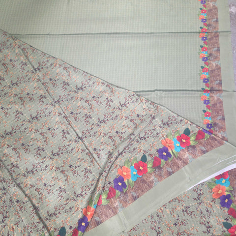 Satin Print Sarees