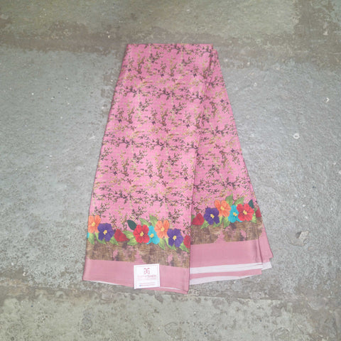 Satin Print Sarees