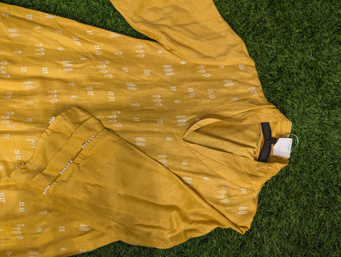 Premium Cotton Co-ord Set | Mustard Yellow Print (23)