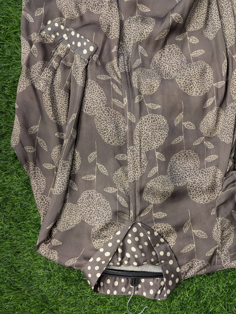 Italian Crepe Co-ord Set | Grey Print (35)