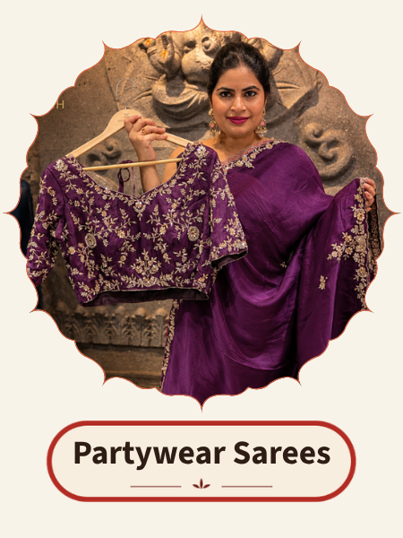Printed Party Wear Sarees