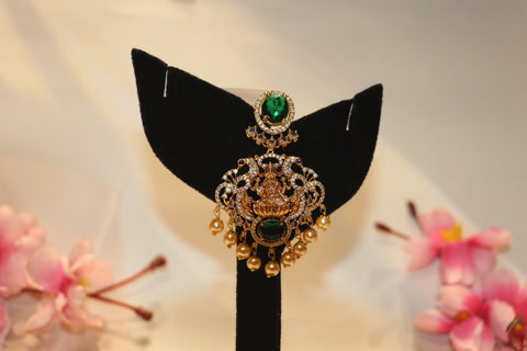 Emerald Gold Temple Locket