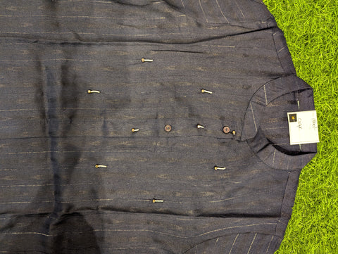 Muslin Kurti| Charcoal Black (79)