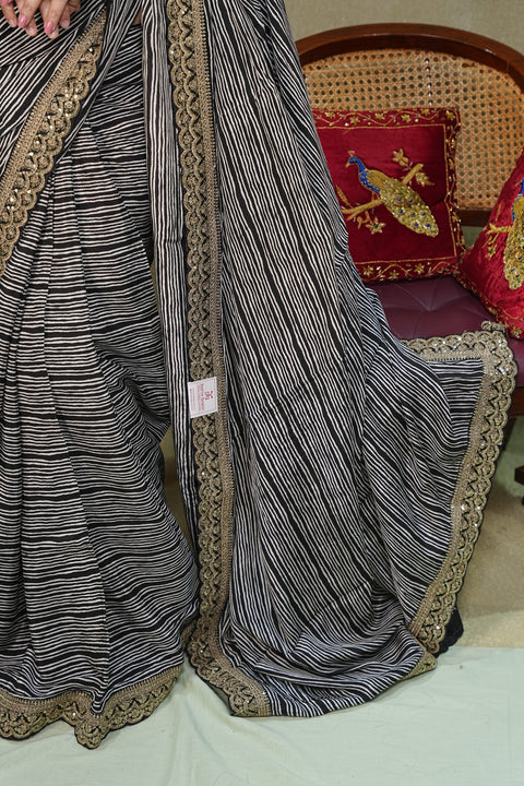 Black Cocktail sarees