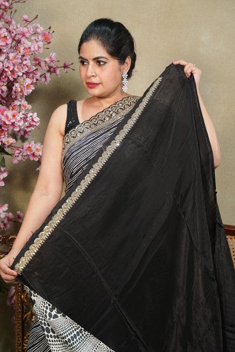 Black Cocktail sarees