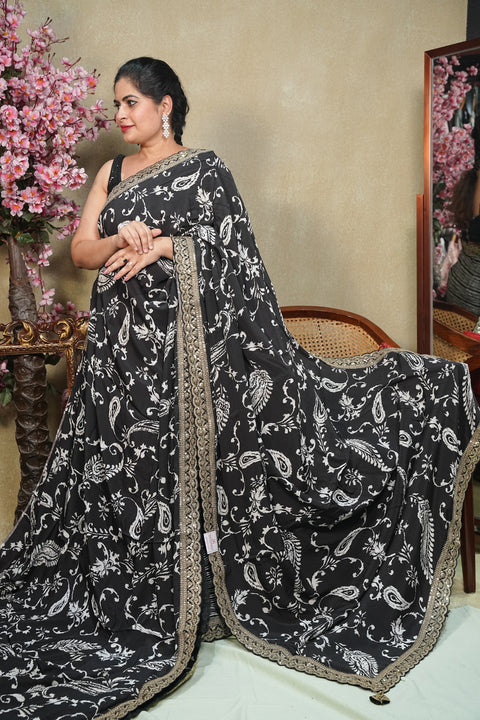 Black Cocktail sarees
