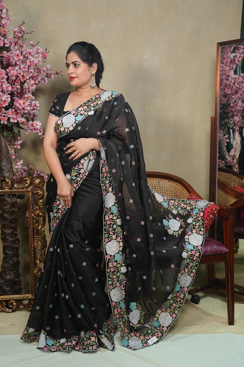 Fancy Organza Sarees