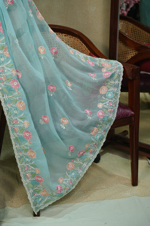 Fancy Chinon Sarees