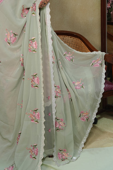 Fancy Georgette Sarees