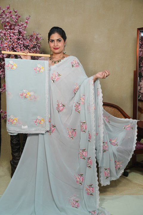 Fancy Georgette Sarees