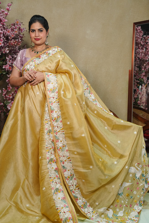 Fancy Tissue Organza Sarees