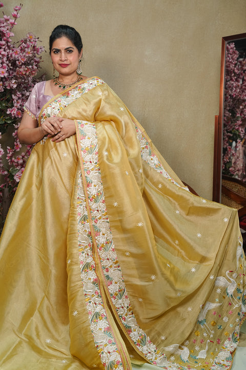 Fancy Tissue Organza Sarees