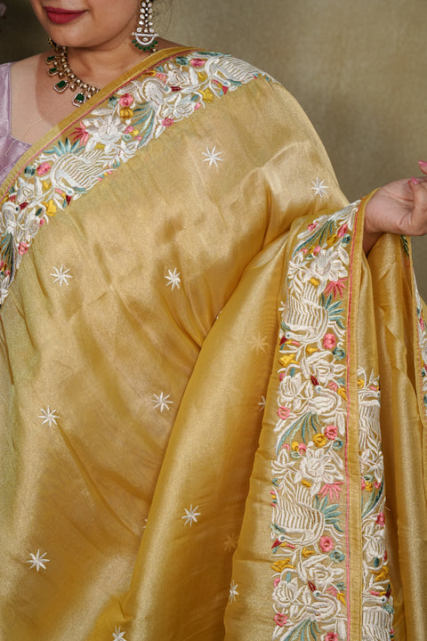 Fancy Tissue Organza Sarees