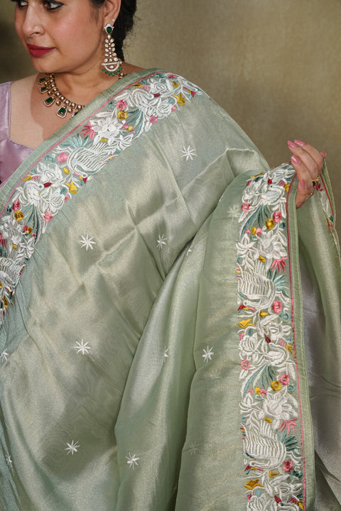 Fancy Tissue Organza Sarees