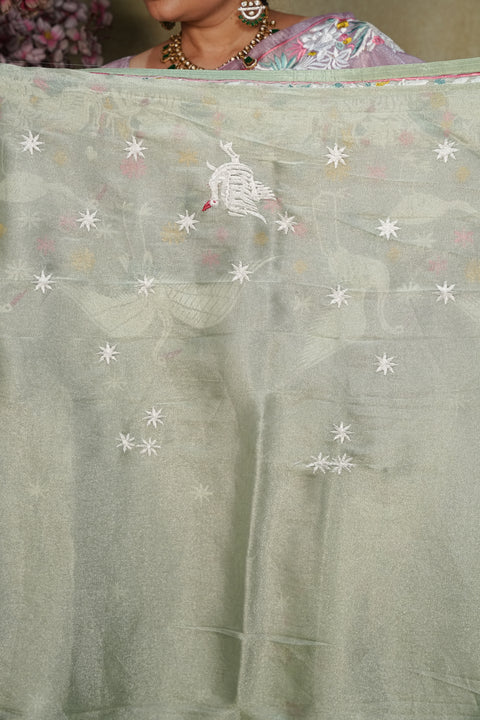 Fancy Tissue Organza Sarees