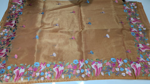 Pure Tissue Party Wear Sarees 1