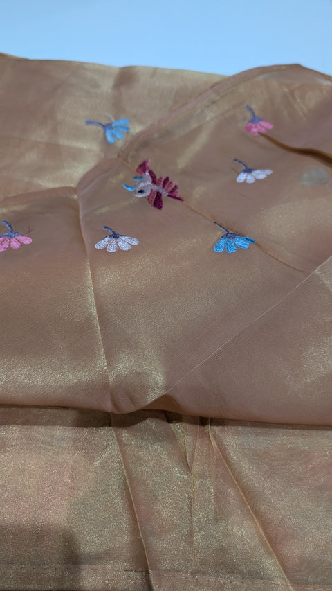 Pure Tissue Party Wear Sarees 1