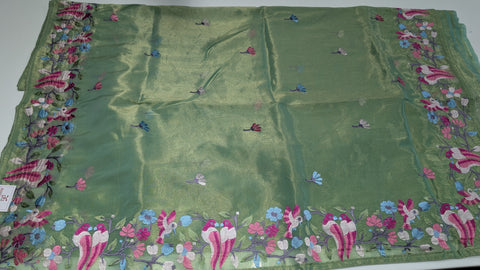 Pure Tissue Party Wear Sarees 1