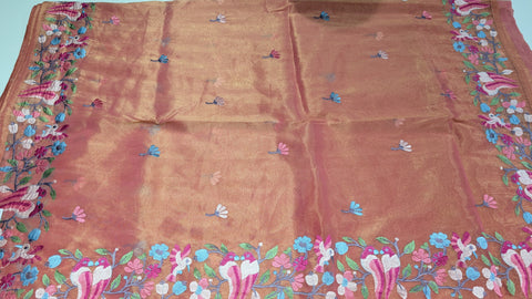 Pure Tissue Party Wear Sarees 1