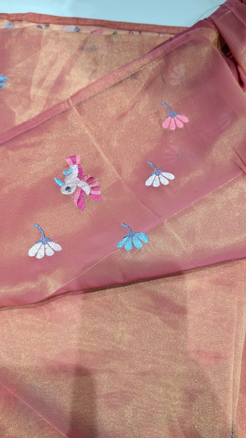 Pure Tissue Party Wear Sarees 1
