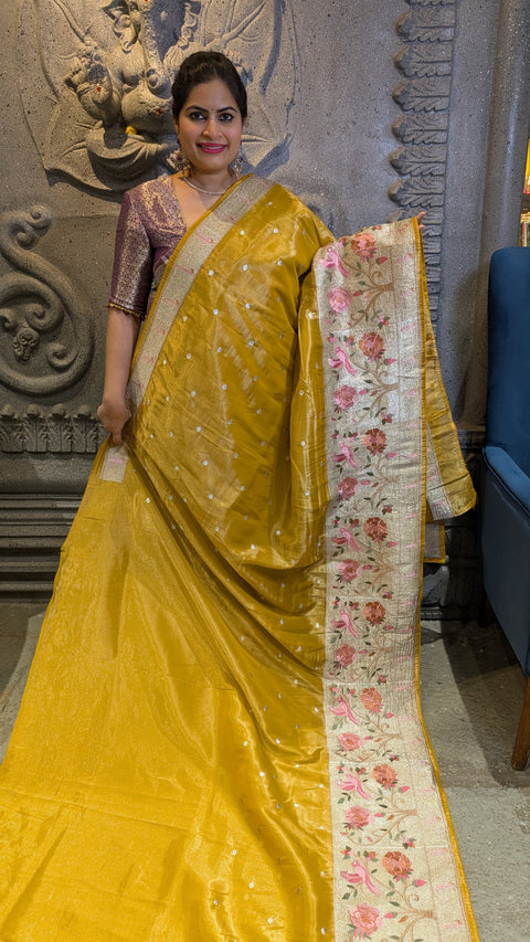 Pure Tissue Party Wear Sarees 2