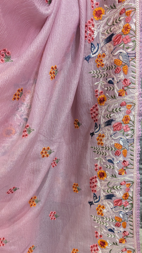 Crushed Fabric Sarees