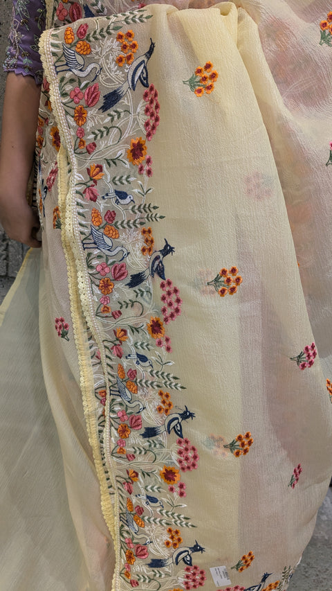 Crushed Fabric Sarees