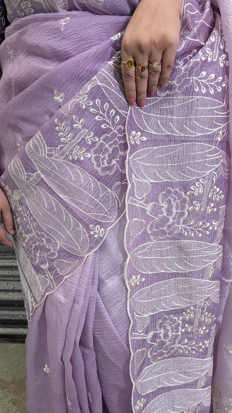 Fancy Crushed Sarees