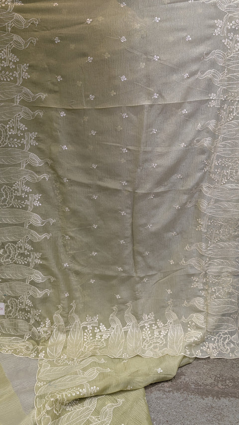 Fancy Crushed Sarees