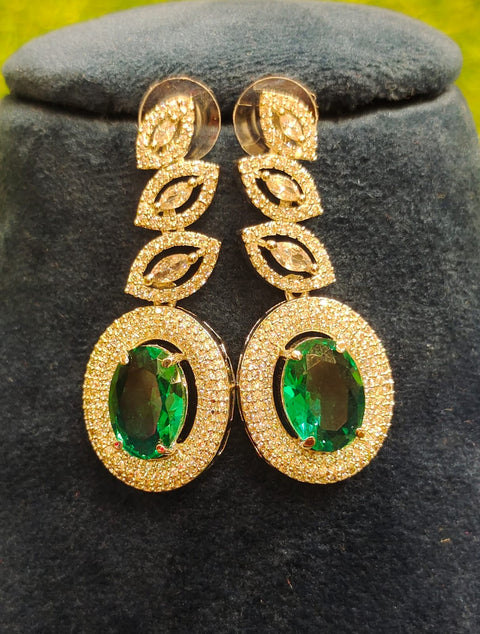 Sea Green Stone Necklace Set