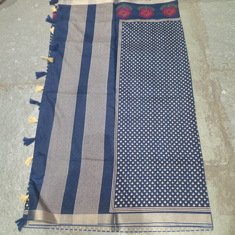 Tussar Sarees with Cutwork Embroidery