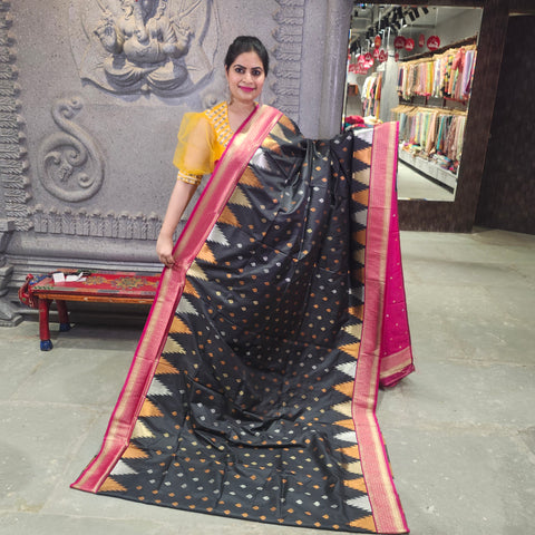 Banarasi sarees with temple border