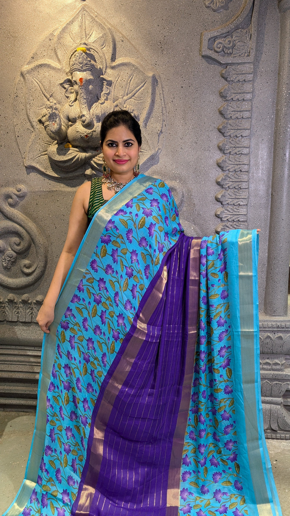Semi Mysore Silk Sarees