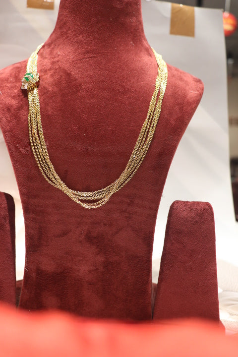 Multi-Layered Chandraharam Necklace-06