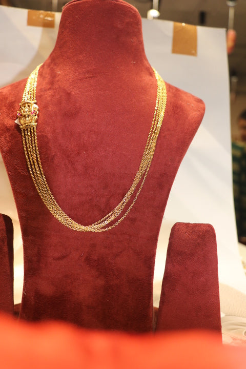 Multi-Layered Chandraharam Necklace-07