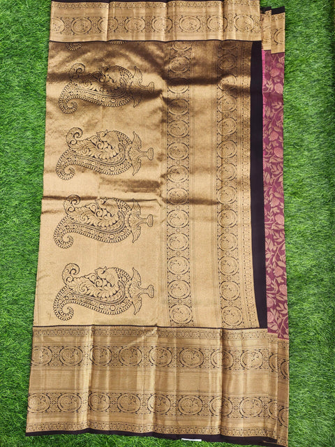 Saree – Dusky Purple  Kanchi Fancy Saree