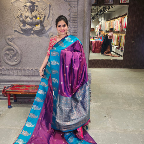 Fancy banaras mulberry saree