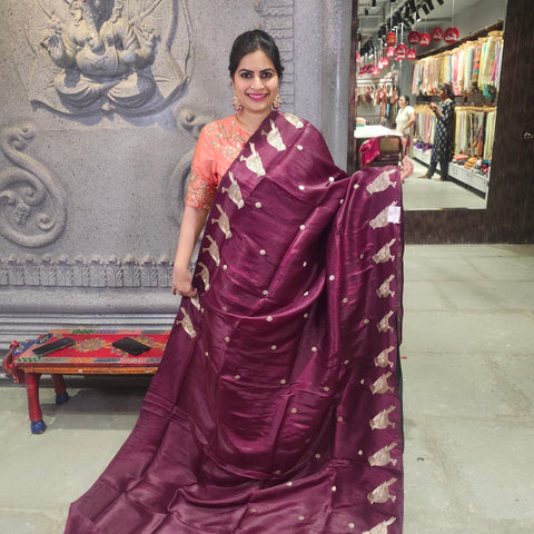 Satin Crepe Saree