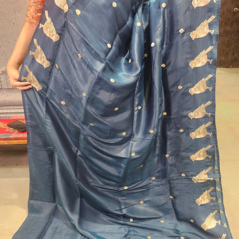 Satin Crepe Saree