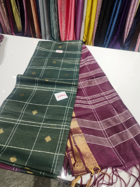 Semi Tussar Silk Sarees