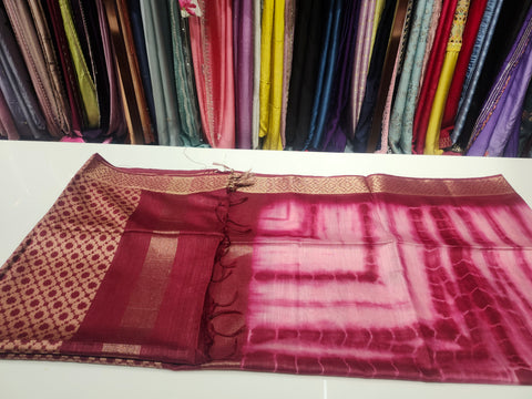 Semi Tussar Silk Sarees